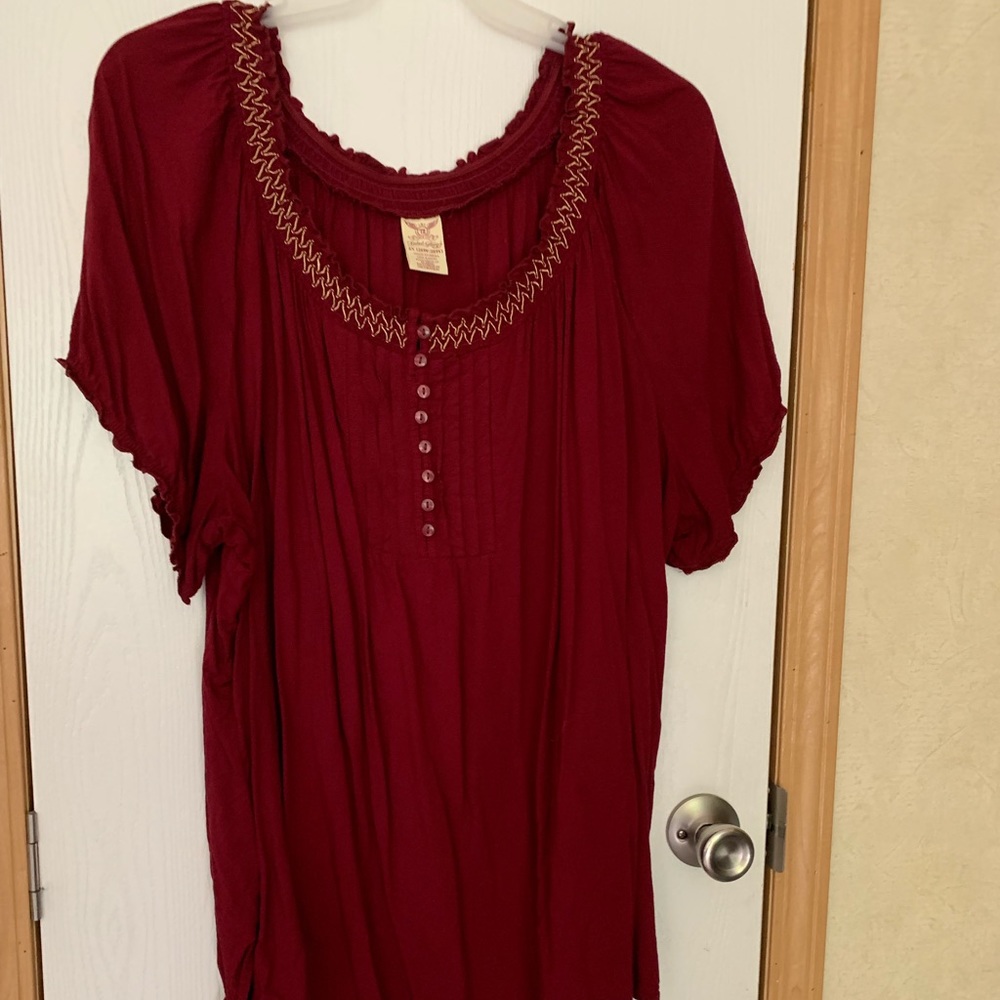 Faded Glory peasant top